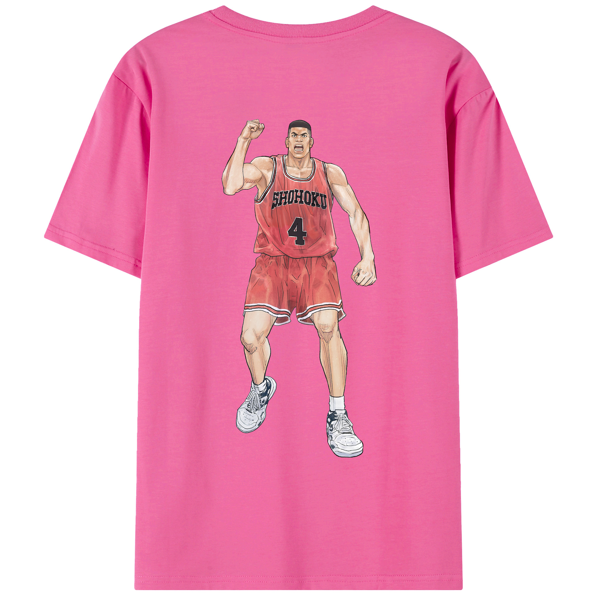 SLAM DUNK／スラムダンク レディース半袖Tシャツ(バックプリント)